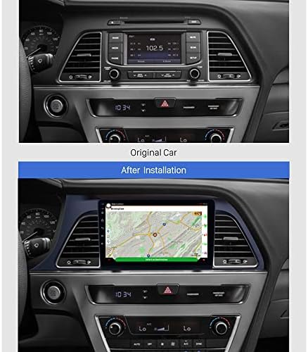 Bestycar 9 '' רדיו סטריאו לרכב אנדרואיד עבור יונדאי סונטה 2015-2017 אוקטה ליבה אנדרואיד 10.0 HD מסך מגע יחידת