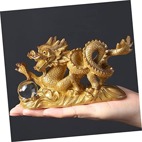 המוטון תה חיית מחמד מתנות דרקון דקור סיני פסלוני בעלי חיים מיניאטוריים קישוטי שולחן משרדים Pi