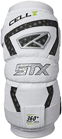 STX Mens Sporting_goods רפידות זרוע לקרוס, לבן, בינוני