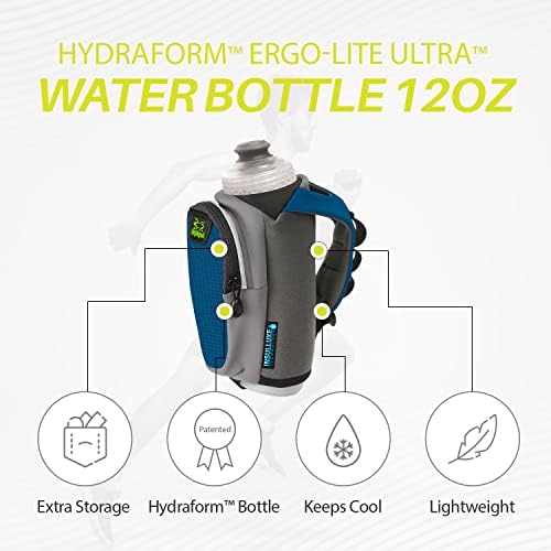 Amphipod Hydraform Ergo-Lite Ultra Handbeld אחיזה ללא דליפה בקבוק מים זורמים בחינם