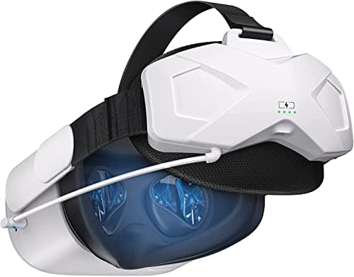 רצועת ראש החלפת אביזרים, מתאימה לרצועת ראש מתכווננת של Oculus Quest 2, רצועת ראש חבילת סוללה היא, 5000mAh בנק