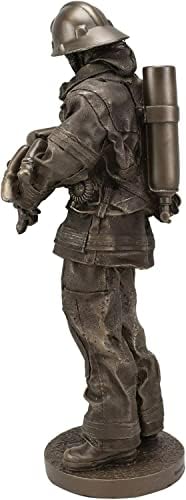 אברוס מתנה כבאי כיבוי אש מצילה פסל דקורטיבי של ילד פסל 12 גלריית מוזיאון גבוה סיום 911 מגיב חירום גיבור