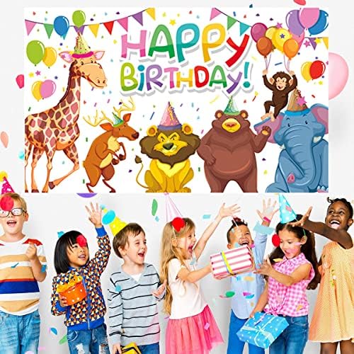 חיות משק קישוטי מסיבות נושא, רקע חיות ספארי בג ' ונגל, רקע יום הולדת שמח בד רקע יום הולדת לילדים