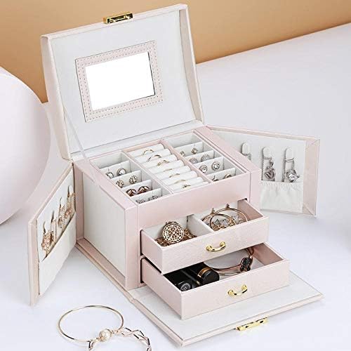 שלוש שכבות קופסאות תכשיטים אוטומטיות קופסאות אחסון קופסאות תכשיטים קופסאות תכשיטים