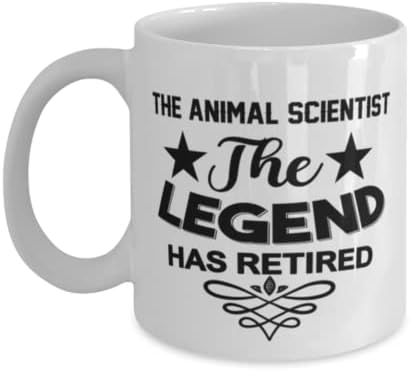 בעלי החיים מדען ספל, האגדה יש בדימוס, חידוש ייחודי מתנת רעיונות עבור בעלי החיים מדען, קפה ספל