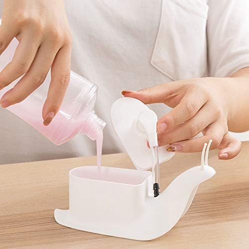 מתקן נוזלי סבון צורת חילזון קצף קרם מכשירי משאבת בקבוק על מטבח או אמבטיה