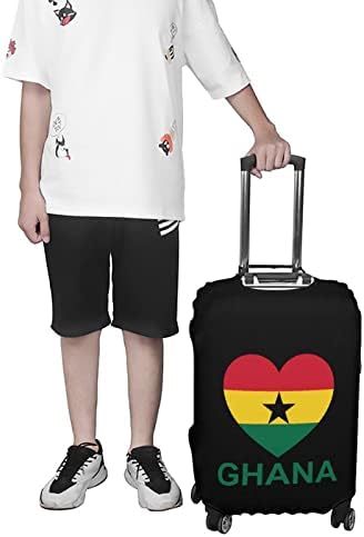 אהבת גאנה נסיעות לשמירת כיסוי מזוודת מגן רחיץ מטען מכסה עם רוכסן