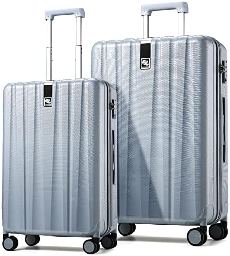 ערכות מזוודות שדרוג האנקה מחשב מזוודות קשיחות קלות משקל עם גלגלי ספינר ומנעול צא, אחסון מטען נסיעות