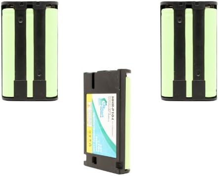 3 חבילות - החלפה לסוללת Panasonic KX -TG4500B - תואם לסוללת טלפון אלחוטית של Panasonic