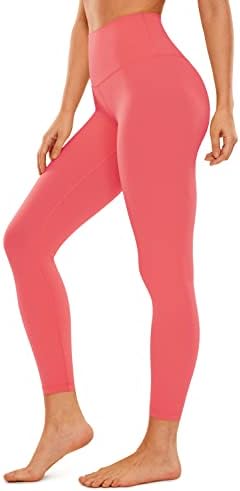 Crz יוגה חמאת נשים חותלות אימון 26.5 ''- מכנסי יוגה בעלי מותניים גבוהים באורך מלא טרקלין חדר כושר