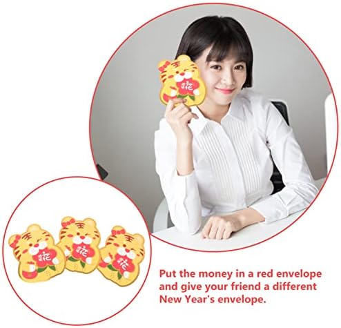 בגד גוף ילדים ארנק סיני חדש שנה אדום מעטפה: 3 יחידות 2022 שנה של מזל כסף כיסים יפה גלגל המזלות הונג באו