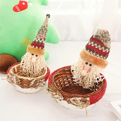 סוכריות מחזיק סוכריות אחסון סל חג המולד מתנה מחזיק קישוט חג המולד סוכריות