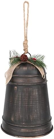 AMOSFUN קישוטי הילדות חג המולד תלויים בפעמון חג המולד פעמון תליון דלת עץ חג המולד עץ תלייה