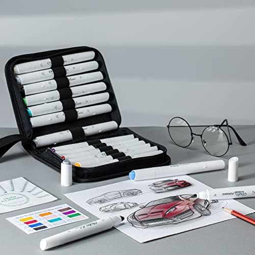 Ohuhu Sketchbook Marker Pap נייר כפול חדש Tri-Nib & Chisel Stark Set Set Set Set