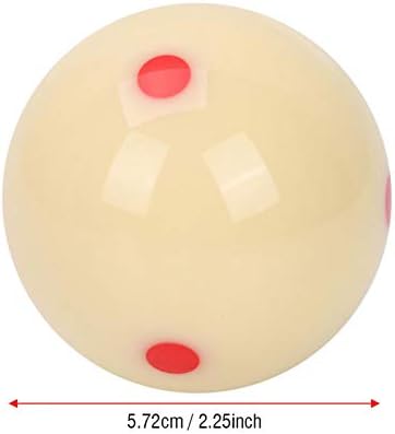 ציוד בריאות יוסו כדור רמז לבן 2 1/4 אינץ 'נקודה בולרי כדורגל כדור ביליארד אימון כדור רמז