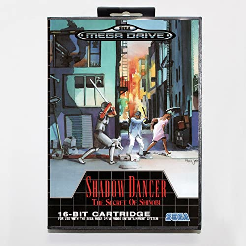 רקדנית Shadow The Secret of Shinobi Game Cartridge 16 bit MD Card עם תיבת קמעונאות עבור Sega Mega Drive