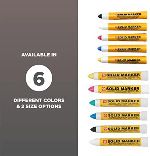סאקורה סמני צבע מוצקים עם קצה מעלה - טמפרטורה נמוכה עטים קבועים עטים - חלון, עץ וסמן זכוכית -