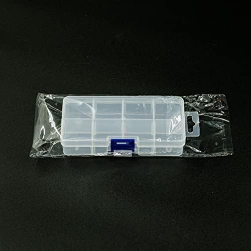 אלמנט 115 25-חבילה קטן פלסטיק אחסון תיבת מקרה מיכל חטיף תיבת 10 רשת עבור חרוזים, להתמודד עם תיבה,