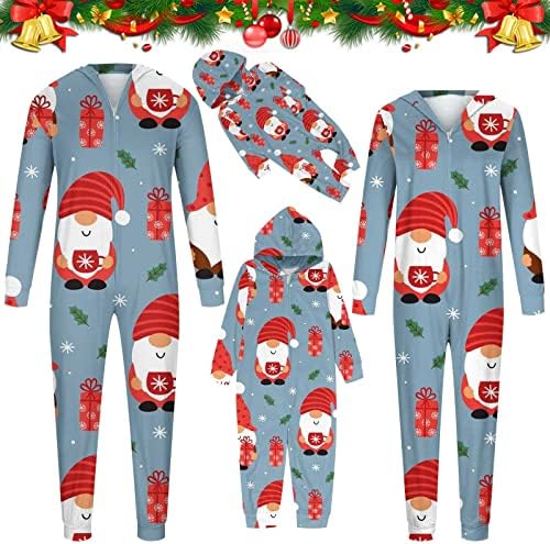 Narhbrg חג המולד של Onesie Family Famy Pajamas Sett