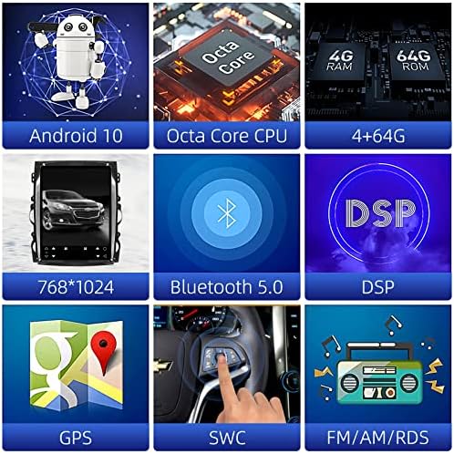 CZSWCH Android 12 סטריאו רדיו לשברולט מליבו （2013-） 12.1 אינץ 'מסך IP